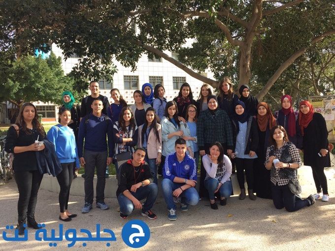 يوم دراسي من قبل فريق جمعية اقرأ  في جامعة تل أبيب لطلاب ثانوية جلجولية 